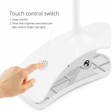 Desk Lamp Adjustable Gooseneck USB Rechargeable 3 modes