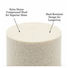 Rotary Tool Accessory Wool Felt Polishing Pad Felt (5 Pcs Set)