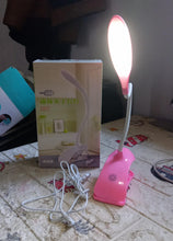 Desk Lamp Adjustable Gooseneck USB Rechargeable 3 modes